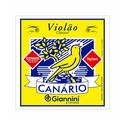 Encordoamento Giannini P/violão Nylon Canário C/bolinha Genwb [F108]