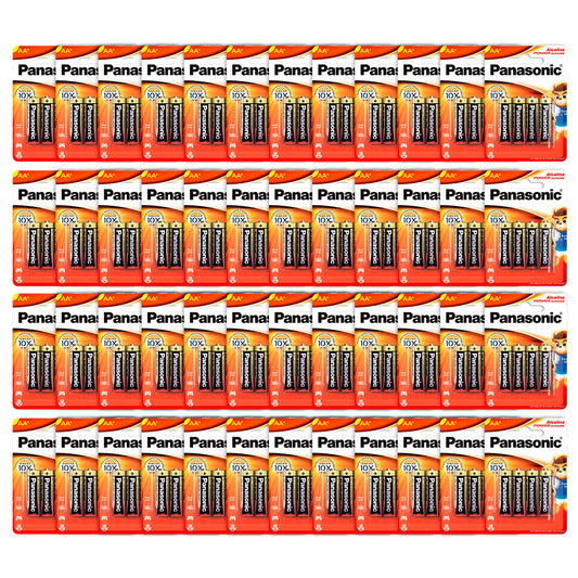 192 Pilhas Alcalinas AA Panasonic (48 Cartelas C/4 Un)