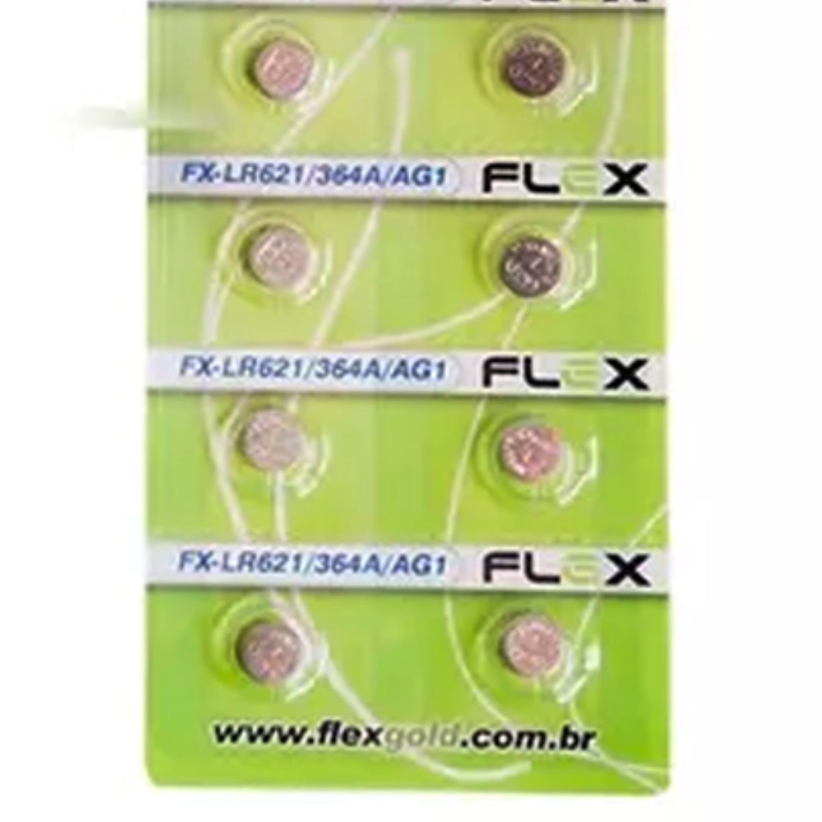 Bateria Botão Lr621 Cartela Com 14 Unidades Flex [F108]