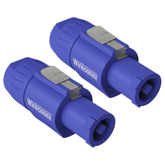 02 Conectores Ac In L Bl Pbl Wc 1803 Linha Azul Wireconex [F108]