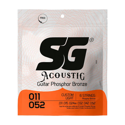 Encordoamento P/violão Fósforo Bronze Sg 0.011 - 0.052 [F108]