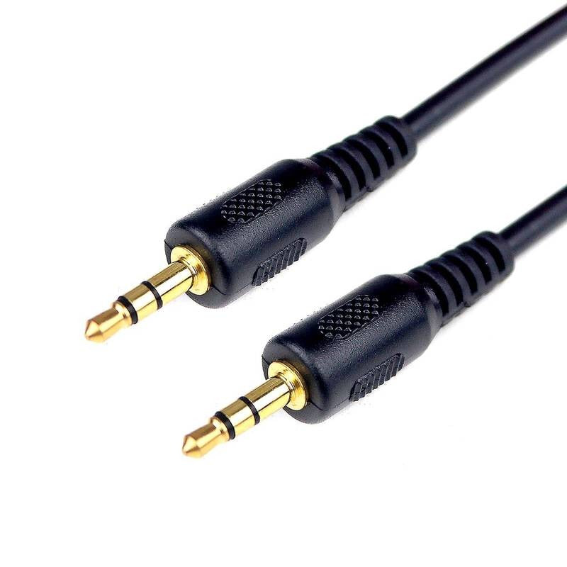 Cabo P2 Estéreo X P2 Estéreo 3m Dourado [F108]
