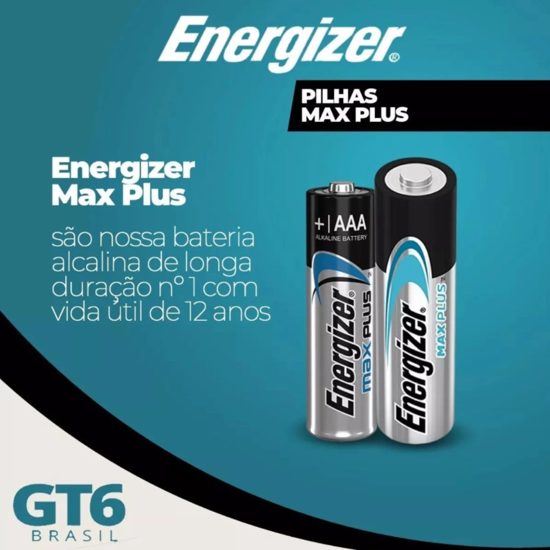 Pilha Alcalina M.plus Aaa2 Cart 2 Energizer [F108]