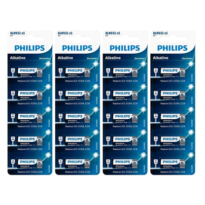 20 Baterias 12v C/ 5 Unidades (8lr932p5b/59) Philips (4 Cart)