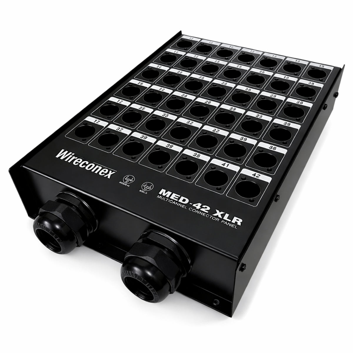 Painel Xlr 42 Entradas 2 Saídas Sem Conectores Wireconex [F108]