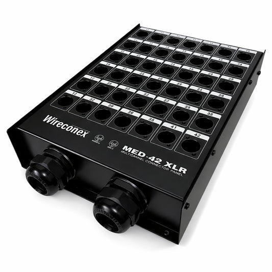 Painel Xlr 42 Entradas 2 Saídas Sem Conectores Wireconex [F108]