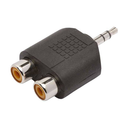 Adaptador J2 Rca Estéreo Para P2 Estéreo Plástico Pct C/4un [F108]