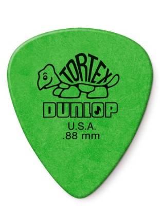 Palheta Tortex 0.88mm Verde Pct C/ 6 Un 418r.88 Dunlop (1344) [F108]