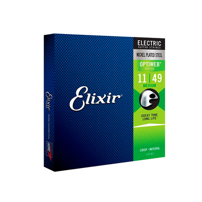 Encordoamento 011 Medium Guitarra Optiweb Elixir [F108]