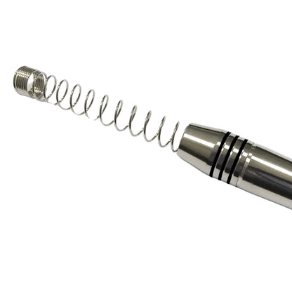 Conector P10 Macho Linha Mono Com Mola Espacada E Ponta Gold Storm 10 Unidades [F108]