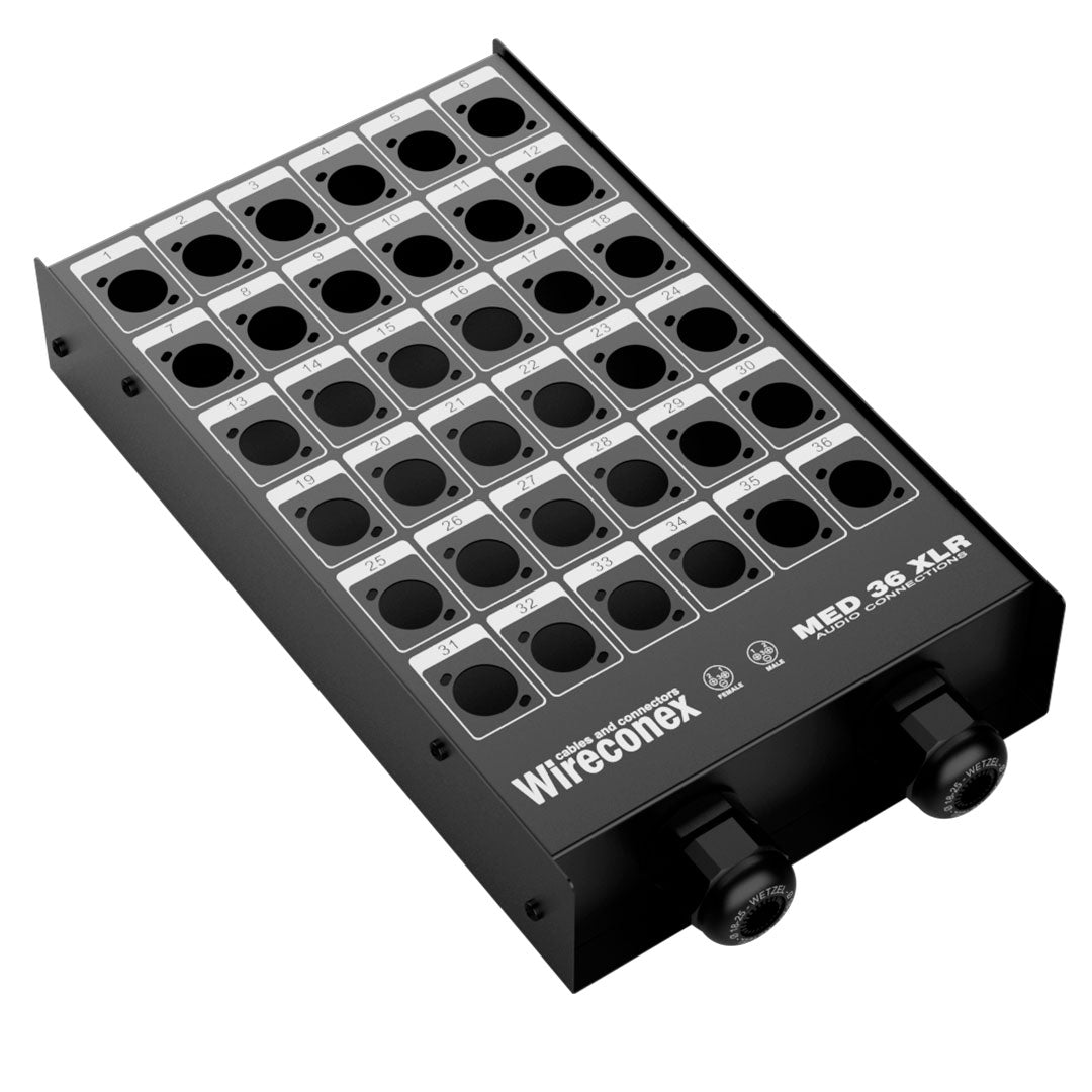 Painel Multicabo 36 Vias Xlr Sem Conectores Wireconex [F108]