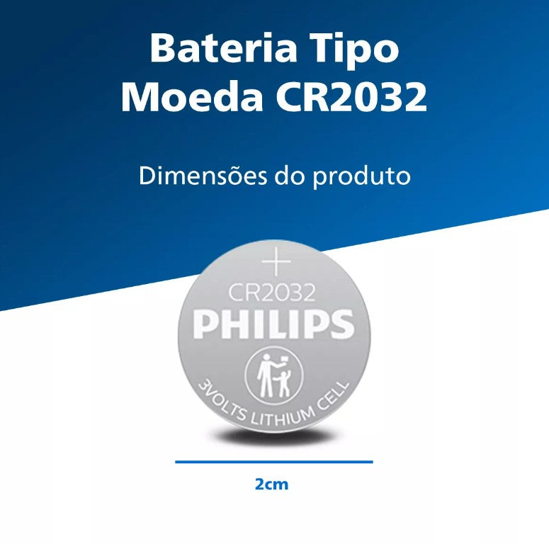 20 Baterias CR2032 Philips (4  Cart)