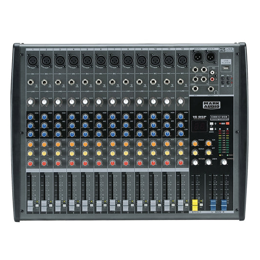 Mesa Som 12 Canais Analógica Usb Cmx12 Mark Audio [F108]