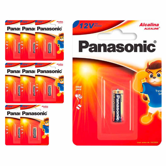 9 Baterias Alcalinas 12v Panasonic Lrv08-1b