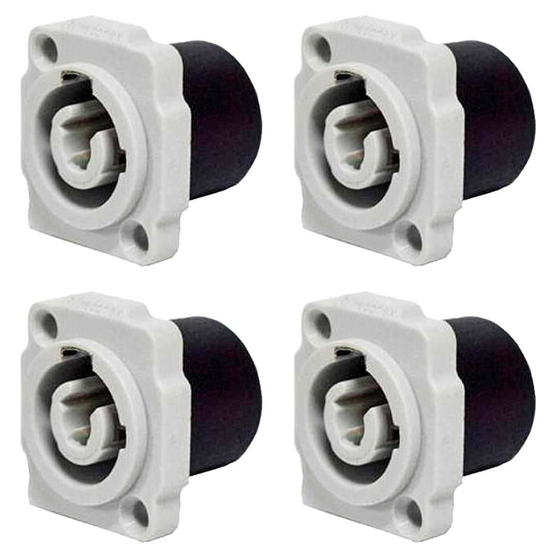 Conector De Ac-out Painel Wc 1833 Out P Gy Pgy Azul Wireconex 04 Unidades [F108]