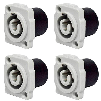 Conector De Ac-out Painel Wc 1833 Out P Gy Pgy Azul Wireconex 04 Unidades [F108]