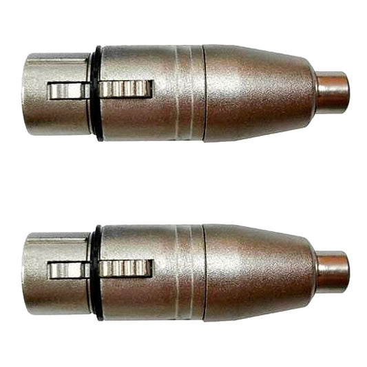 Adaptador Rca Fêmea P/xlr 3p Fêmea Niq. Wc 244 Ad 02 Unidades Wireconex [F108]