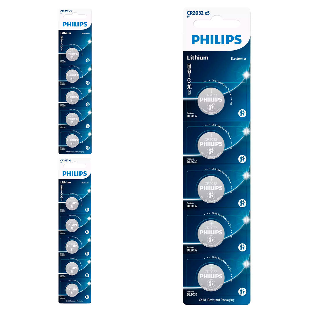 15 Baterias CR2032 Philips (3  Cart)