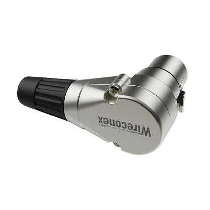 Kit 02 Conectores Xlr Femea 90 Graus Wc2043 Wireconex [F108]