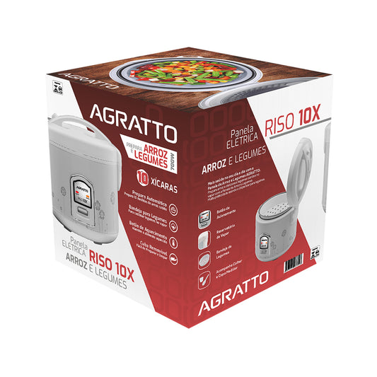 Panela De Arroz Riso Pa10x 127v Agratto [F108]