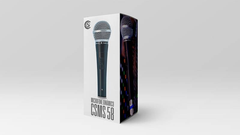 Microfone Custom Sound Csms 58 Com Cabo [F108]