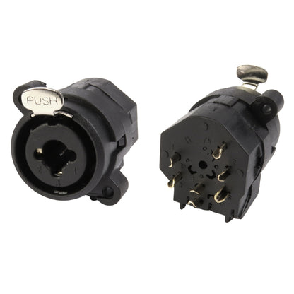 Conector Combo Cannon E J10 De Plástico Storm 10 Unidades [F108]