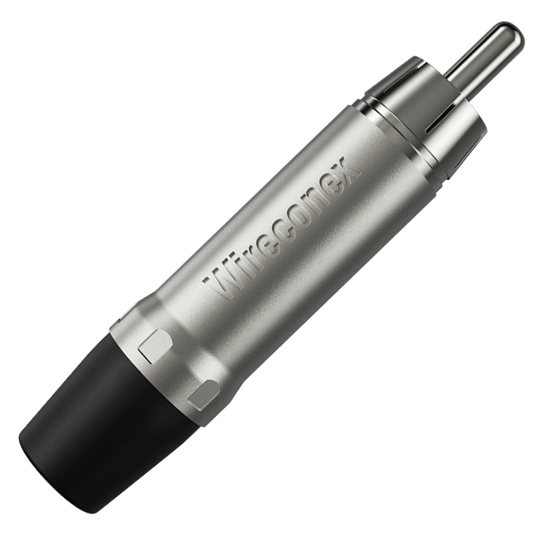 Conector Plug Rca Macho Wc 1212 Bk  Wireconex 10unidades [F108]