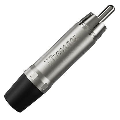 Conector Plug Rca Macho Wc 1212 Bk  Wireconex 10unidades [F108]
