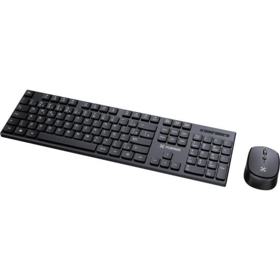 Kit Mouse e Teclado Fortrek CW11 Wireless Preto [F002]