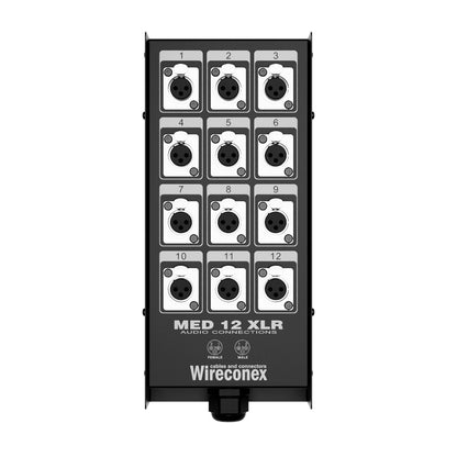 Painel Multicabo 12 Vias Xlr Medusa Wireconex [F108]