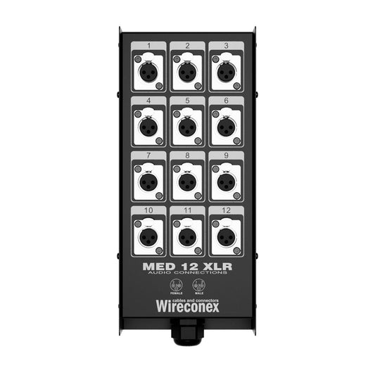 Painel Multicabo 12 Vias Xlr Medusa Wireconex [F108]