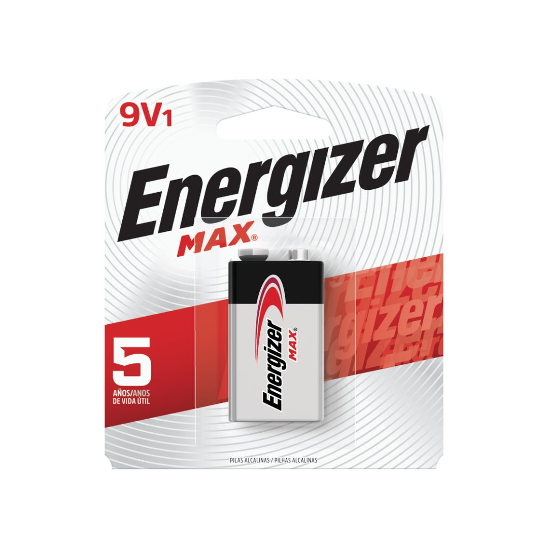 Bateria Alcalina Max 9v Cart 1 Energizer [F108]