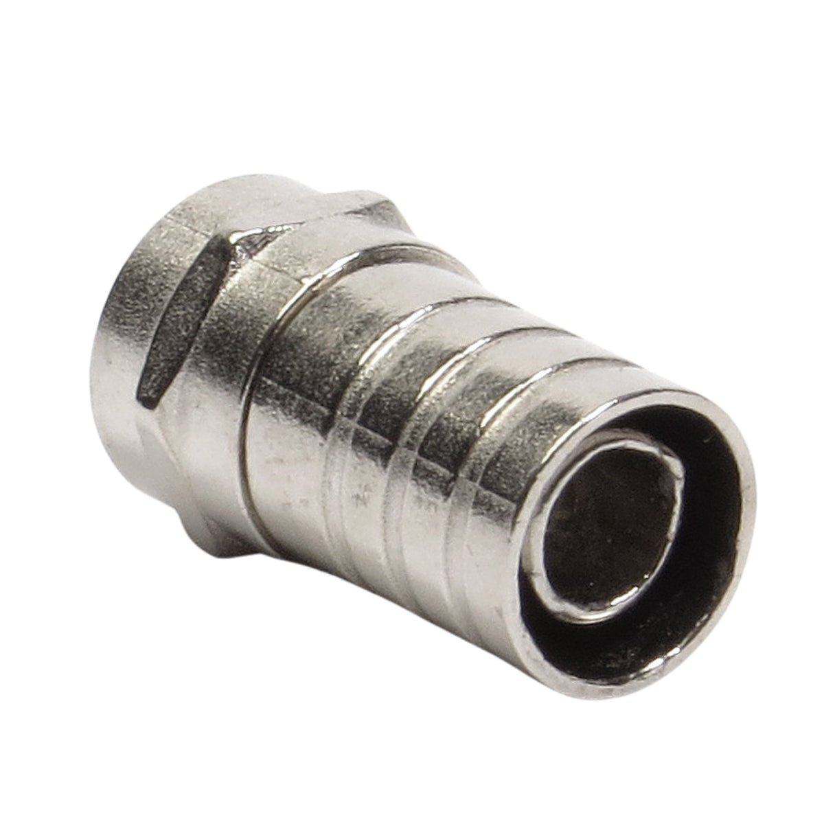 Conector F Rg 6 Tipo Barril Storm 100 Unidades [F108]