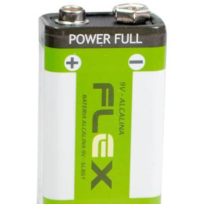Bateria 9v Alcalina Unidade Flex [F108]