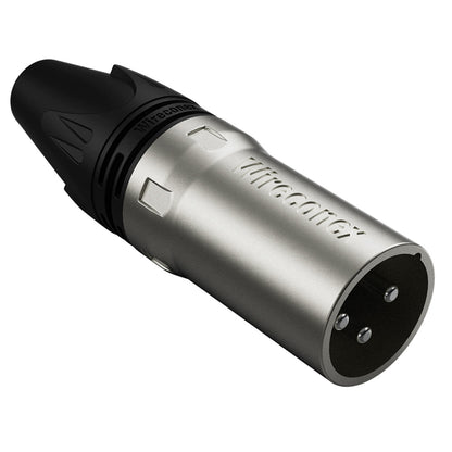 Conector Xlr Macho Wc 1013 Ml Bk Ni 3p Cabo Wireconex 05 Unidades [F108]