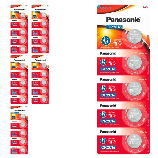 30 Baterias Cr2016 Panasonic (6 Cart)