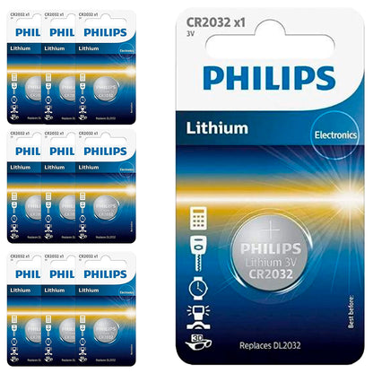 10 Baterias CR2032 Philips (10  Cart)