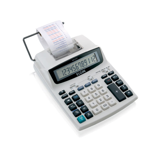 Calculadora Com Bobina 12 Ditigos Bicolor Ma-5121 Elgin [F108]