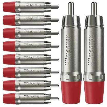Conector Rca Macho Wc 1212 Rd Wireconex 10 Unidades [F108]