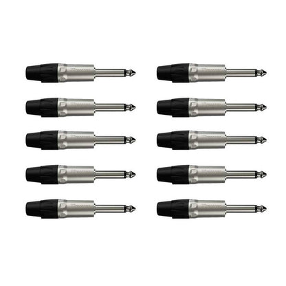 Conector P10 Macho Linha Mono Wc 1112 Wireconex  10 Unidades [F108]
