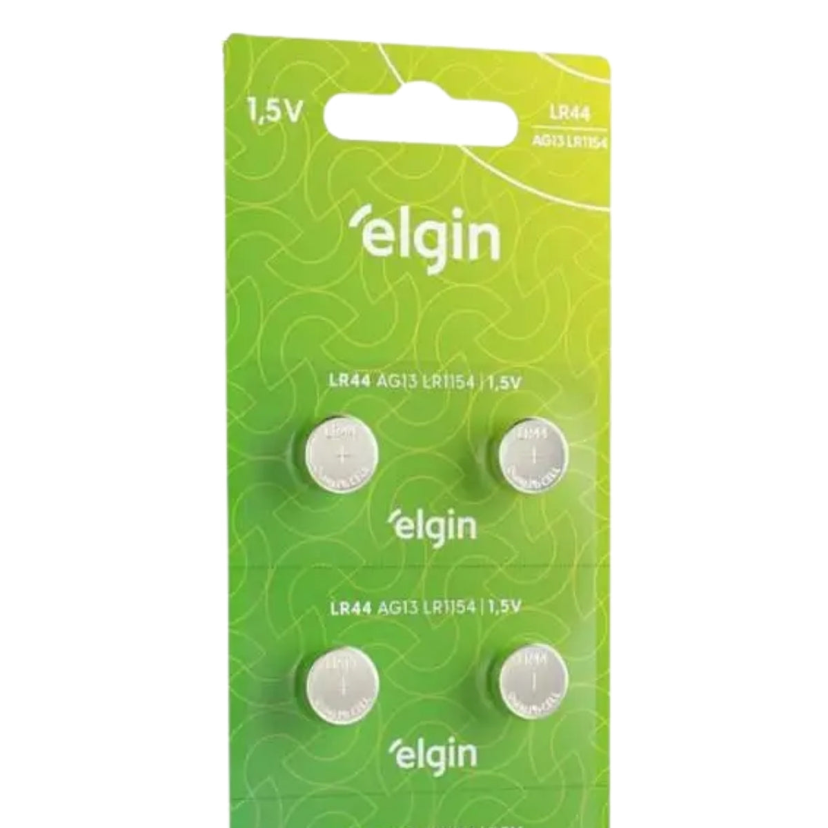 Bateria Alcalina Lr44 Elgin Cartela Com 10 Unidades [F108]