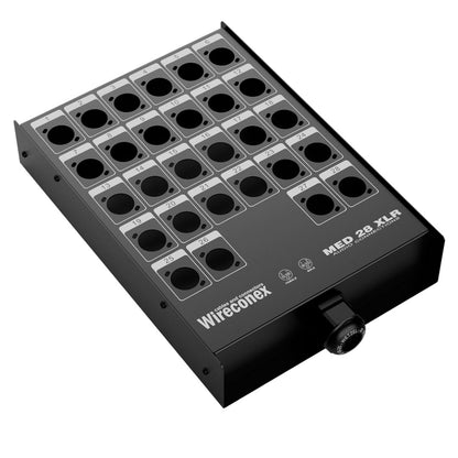 Painel Para Multicabos Sem Conectores 28 Vias Xlr Wireconex [F108]