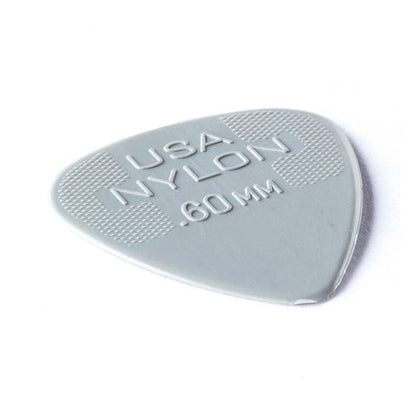 Palheta Nylon Standard 0,60mm Cinza Claro Pct C/6 44r.60 Dunlop (1980) [F108]
