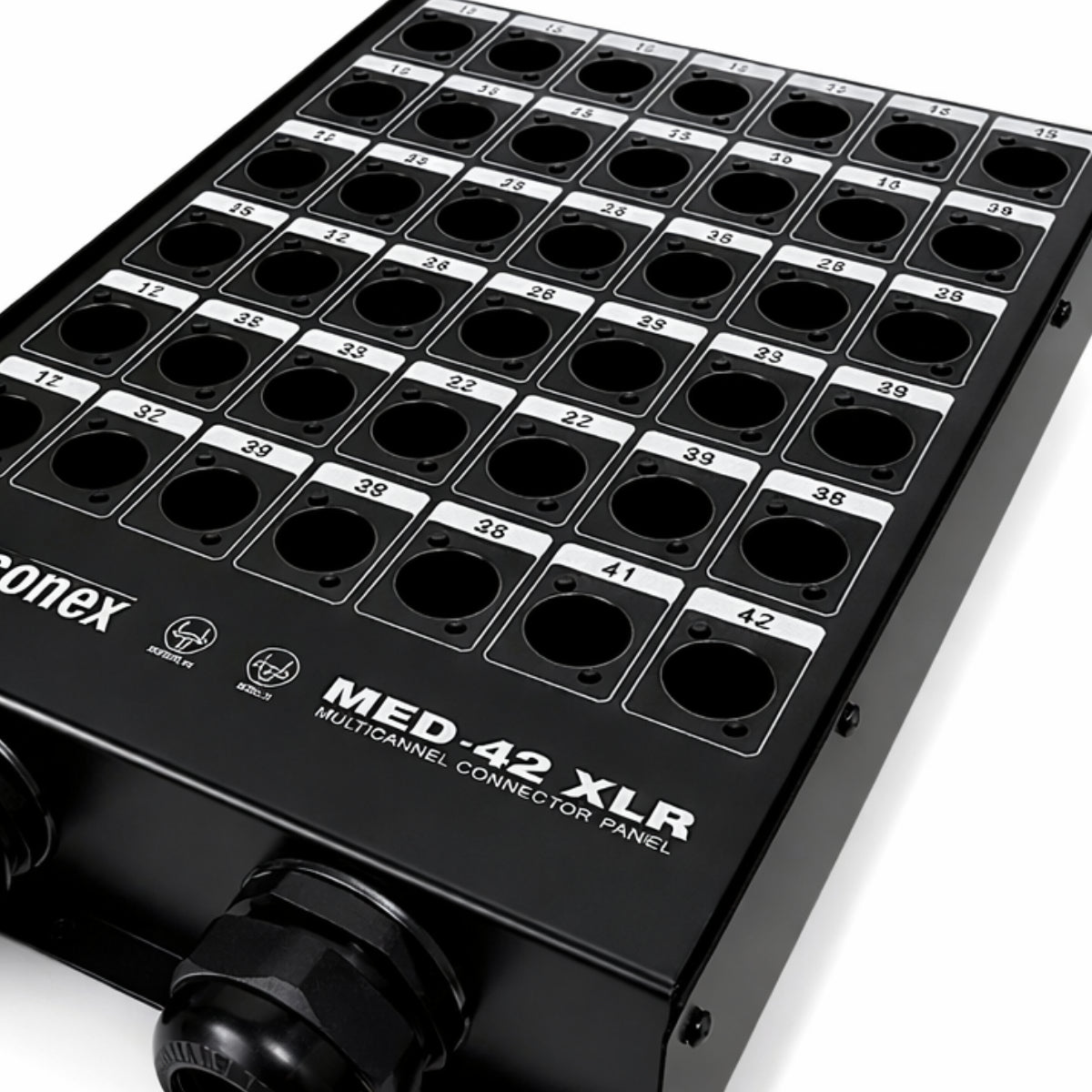 Painel Xlr 42 Entradas 2 Saídas Sem Conectores Wireconex [F108]