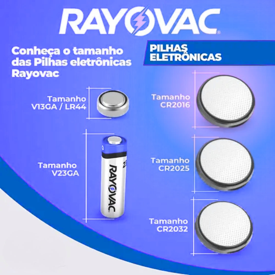 Bateria Lr44 V13ga-5 Lr44 (cartela Com 10 Unidades) [F108]