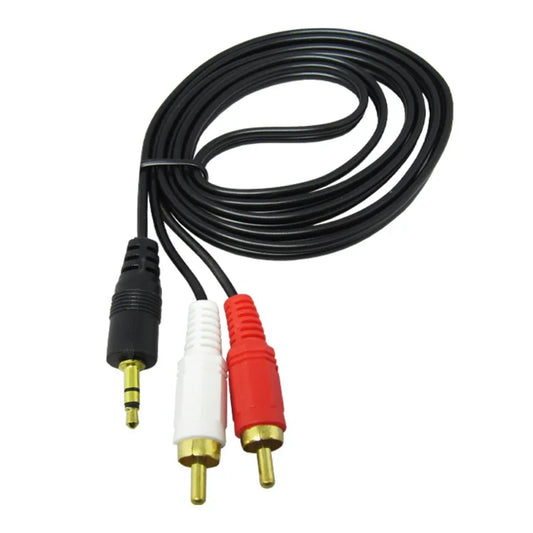Cabo P2 Stereo  2 X Rca, Gold, 1.8m Storm 10 Unidades [F108]