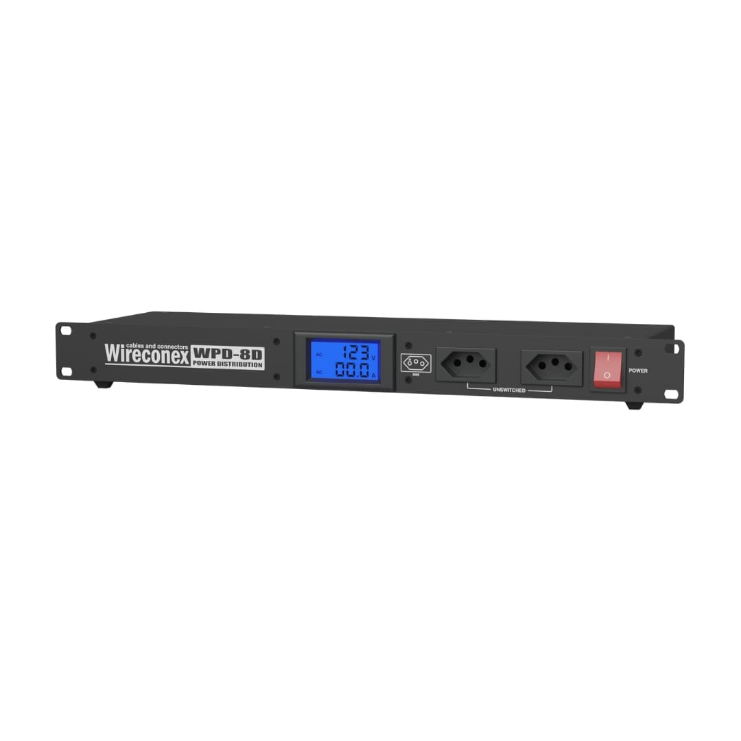 Filtro De Linha Distribuidor De Energia Wpd8d Preto Wireconex [F108]