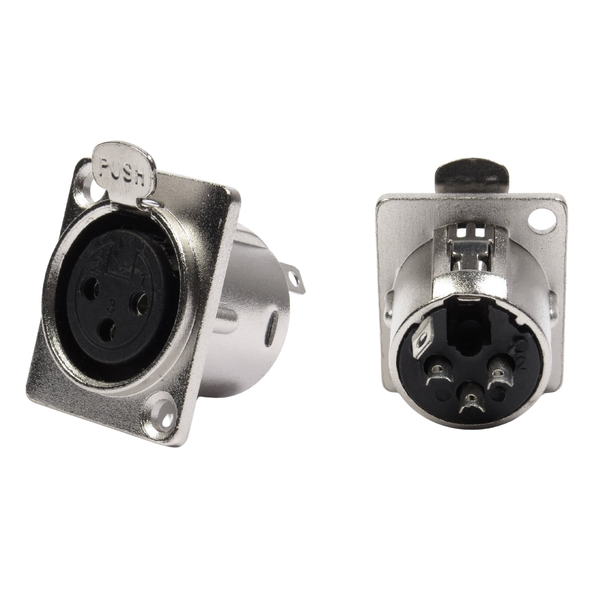 Conector Painel Xlr Fêmea 3 Polos Storm 10 Unidades [F108]