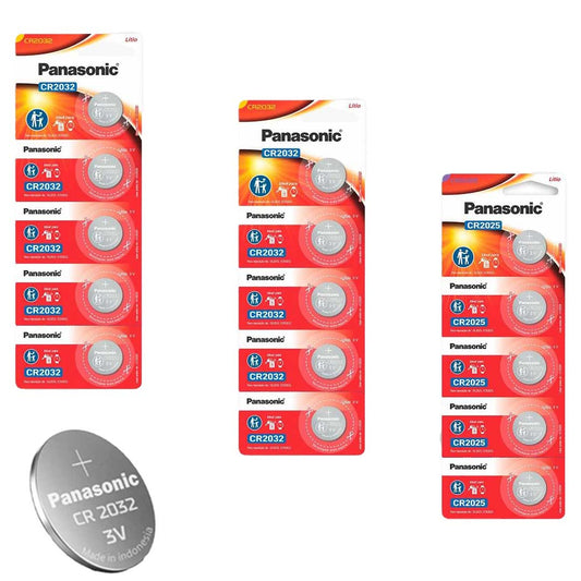 15 baterias (10 CR2032 5 CR 2025) Panasonic