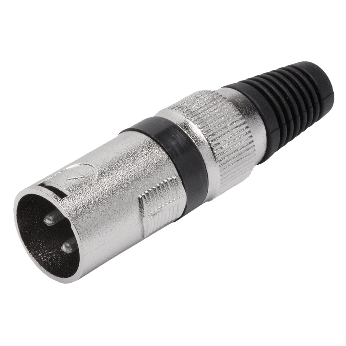 Conector Xlr Macho Linha Preto Metalico Storm  05 Unidades [F108]